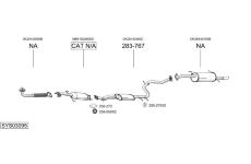 Výfukový systém BOSAL SYS03095