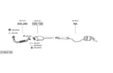Výfukový systém BOSAL SYS03129