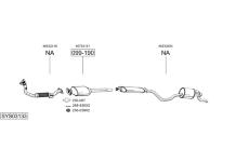 Výfukový systém BOSAL SYS03133