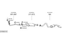 Výfukový systém BOSAL SYS03137