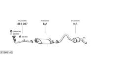 Výfukový systém BOSAL SYS03145