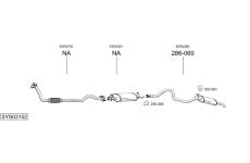 Výfukový systém BOSAL SYS03152