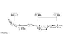 Výfukový systém BOSAL SYS03195