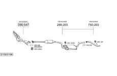 Výfukový systém BOSAL SYS03196