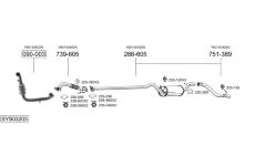 Výfukový systém BOSAL SYS03203