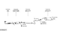 Výfukový systém BOSAL SYS03277