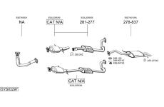 Výfukový systém BOSAL SYS03297