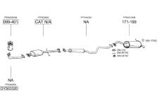 Výfukový systém BOSAL SYS03320