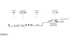 Výfukový systém BOSAL SYS03321