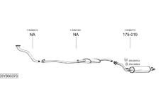 Výfukový systém BOSAL SYS03373
