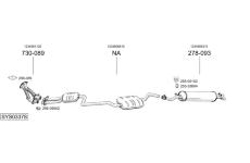 Výfukový systém BOSAL SYS03378