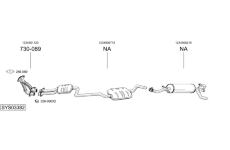 Výfukový systém BOSAL SYS03382