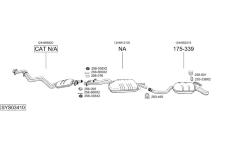 Výfukový systém BOSAL SYS03410