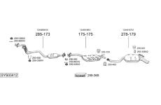 Výfukový systém BOSAL SYS03412