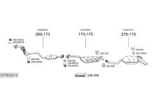 Výfukový systém BOSAL SYS03414