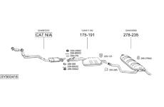 Výfukový systém BOSAL SYS03418