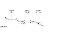 Výfukový systém BOSAL SYS03425