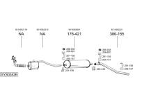 Výfukový systém BOSAL SYS03426