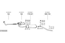 Výfukový systém BOSAL SYS03428