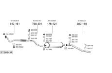 Výfukový systém BOSAL SYS03434