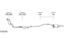 Výfukový systém BOSAL SYS03456