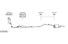 Výfukový systém BOSAL SYS03458