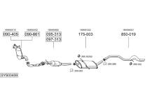 Výfukový systém BOSAL SYS03459