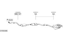 Výfukový systém BOSAL SYS03486