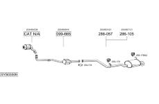 Výfukový systém BOSAL SYS03509