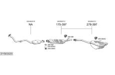 Výfukový systém BOSAL SYS03520