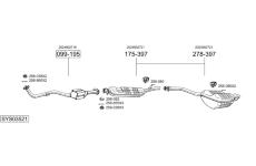 Výfukový systém BOSAL SYS03521