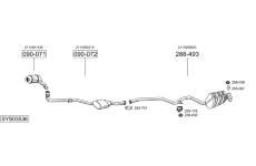 Výfukový systém BOSAL SYS03536