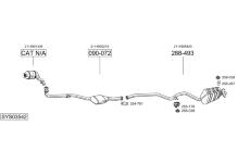 Výfukový systém BOSAL SYS03542