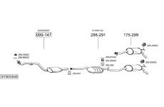 Výfukový systém BOSAL SYS03548