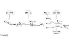 Výfukový systém BOSAL SYS03625