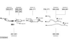 Výfukový systém BOSAL SYS03644