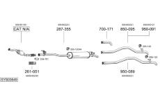 Výfukový systém BOSAL SYS03649