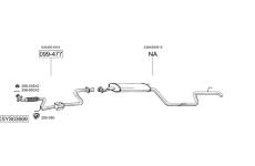 Výfukový systém BOSAL SYS03669
