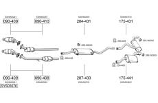 Výfukový systém BOSAL SYS03676