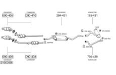 Výfukový systém BOSAL SYS03686