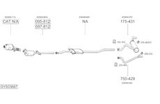 Výfukový systém BOSAL SYS03687