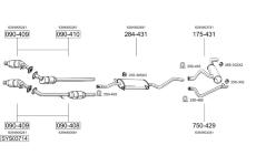 Výfukový systém BOSAL SYS03714