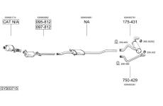 Výfukový systém BOSAL SYS03715