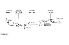 Výfukový systém BOSAL SYS03725
