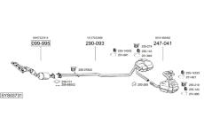 Výfukový systém BOSAL SYS03731