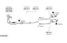 Výfukový systém BOSAL SYS03738