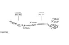 Výfukový systém BOSAL SYS03739