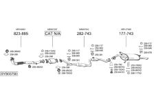 Výfukový systém BOSAL SYS03750