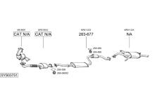 Výfukový systém BOSAL SYS03751