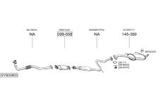 Výfukový systém BOSAL SYS03803